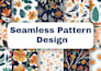 design seamless pattern designs for textile, fabric prints, monogram, repeat